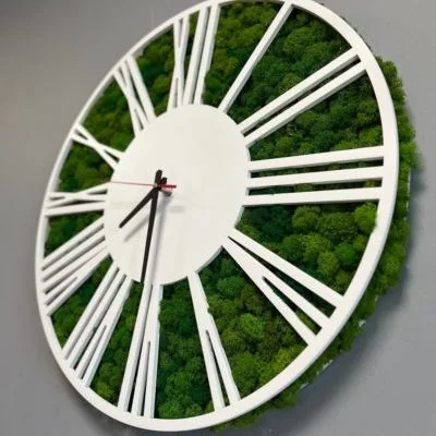 Часы из мха KLIMENTINA, фото 4